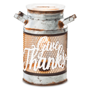 Scentsy Give Thanks Milk Can Warmer